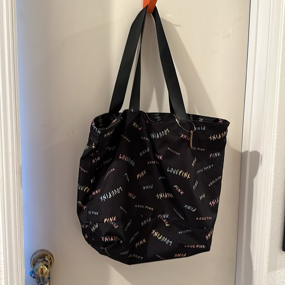 Victoria’s Secret NEW - roomy strong canvas bag with zipper